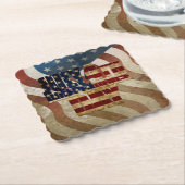  4 juli Onafhankelijkheidsdag Design Kartonnen Onderzetters (Gebogen)
