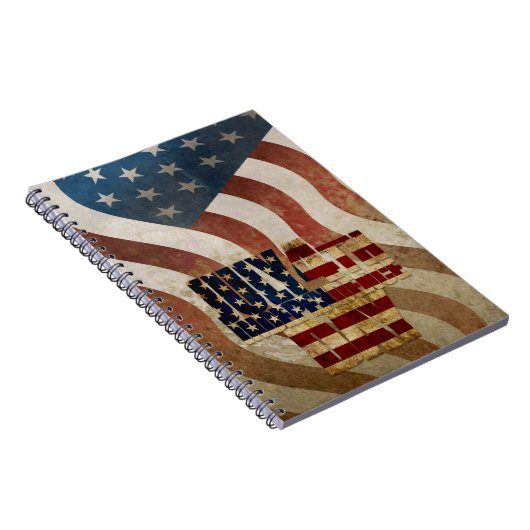 4 juli Onafhankelijkheidsdag Design Notitieboek (Rechterzijde)
