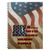 4 juli Onafhankelijkheidsdag Design Notitieboek (Voorkant)