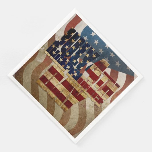  4 juli Onafhankelijkheidsdag Design Servet (Hoek)