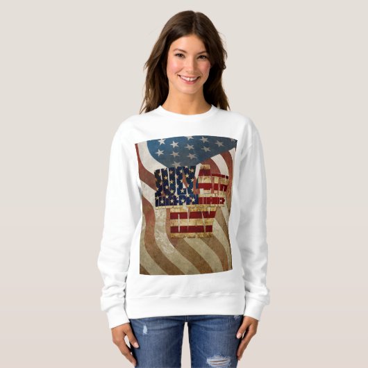  4 juli Onafhankelijkheidsdag Design Trui (Voorkant volledig)
