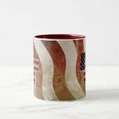 4 juli Onafhankelijkheidsdag Design Tweekleurige Koffiemok (Center)