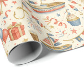 4 juli Onafhankelijkheidsdag feest voor liefhebber Cadeaupapier (Rol Hoek)