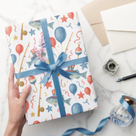 4 juli Onafhankelijkheidsdag feest voor liefhebber Cadeaupapier