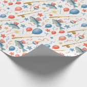 4 juli Onafhankelijkheidsdag feest voor liefhebber Cadeaupapier (Hoek)