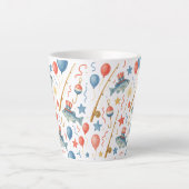 4 juli Onafhankelijkheidsdag feest voor liefhebber Latte Mok (Voorkant)