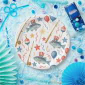 4 juli Onafhankelijkheidsdag feest voor liefhebber Papieren Bordje (Feest)