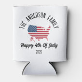 4 juli Onafhankelijkheidsdag Gepersonaliseerde naa Blikjeskoeler (Voorkant)