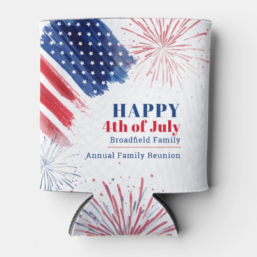 4 juli Onafhankelijkheidsdag Gezinshereniging Blikjeskoeler (Voorkant)