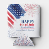 4 juli Onafhankelijkheidsdag Gezinshereniging Blikjeskoeler (Achterkant)