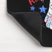 4 juli Onafhankelijkheidsdag Grappige Patriottisch Muismat (Hoek)