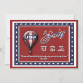 4 juli "Onafhankelijkheidsdag" Kaart (Voorkant)