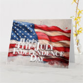 4 juli – Onafhankelijkheidsdag Kaart (Gele Bloem)