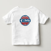 4 juli Onafhankelijkheidsdag Kinder Shirts (Achterkant)