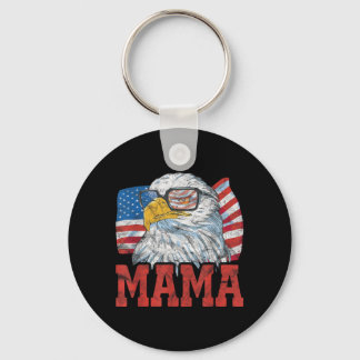 4 juli Onafhankelijkheidsdag MAMA USA Vlag Sleutelhanger