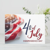 4 juli Onafhankelijkheidsdag Patriottisch ontwerp (Staand voorkant)