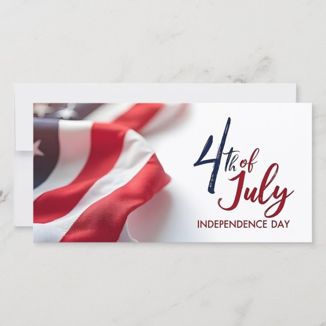 4 juli Onafhankelijkheidsdag Patriottisch ontwerp (Voorkant)