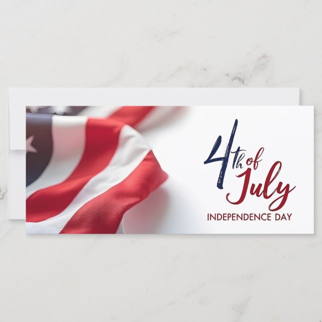 4 juli Onafhankelijkheidsdag Patriottisch ontwerp (Voorkant)