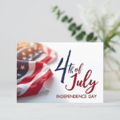 4 juli Onafhankelijkheidsdag Patriottisch ontwerp (Staand voorkant)