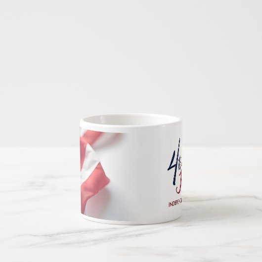 4 juli Onafhankelijkheidsdag Patriottisch ontwerp Espresso Kop (Voorkant)