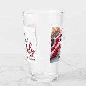 4 juli Onafhankelijkheidsdag Patriottisch ontwerp Glas (Links)