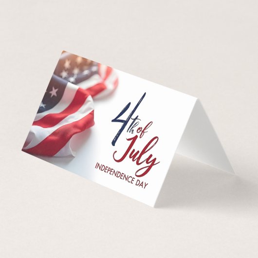 4 juli Onafhankelijkheidsdag Patriottisch ontwerp Kaart (Voorkant)
