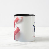 4 juli Onafhankelijkheidsdag Patriottisch ontwerp Mok (Midden)