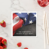 4 juli Onafhankelijkheidsdag Patriottische Vlag Servet (Insitu)