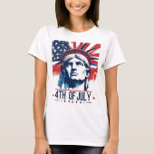 4 juli Onafhankelijkheidsdag Spirit T-shirt (Voorkant)