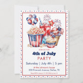 4 juli Onafhankelijkheidsdag Sweets Kaart (Voorkant)