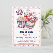 4 juli Onafhankelijkheidsdag Sweets Kaart (Staand voorkant)