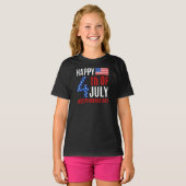 4 juli onafhankelijkheidsdag T-shirt (Voorkant volledig)
