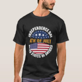 4 juli Onafhankelijkheidsdag T-shirt (Voorkant)
