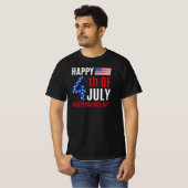 4 juli onafhankelijkheidsdag T-shirt (Voorkant volledig)