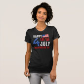 4 juli onafhankelijkheidsdag T-shirt (Voorkant volledig)