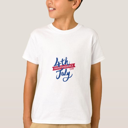4 juli Onafhankelijkheidsdag T-shirt (Voorkant)