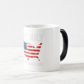 4 juli Onafhankelijkheidsdag T Shirt Magische Mok (Voorkant rechts)