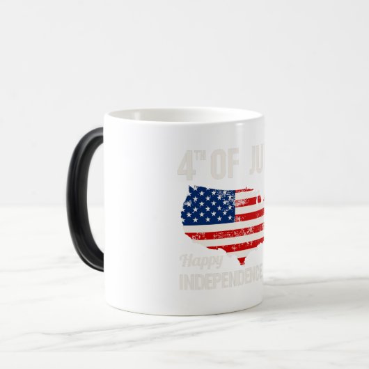 4 juli Onafhankelijkheidsdag T Shirt Magische Mok (Voorkant links)