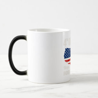4 juli Onafhankelijkheidsdag T Shirt Magische Mok