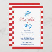 4 juli Onafhankelijkheidsdag uitnodiging (Voorkant / Achterkant)