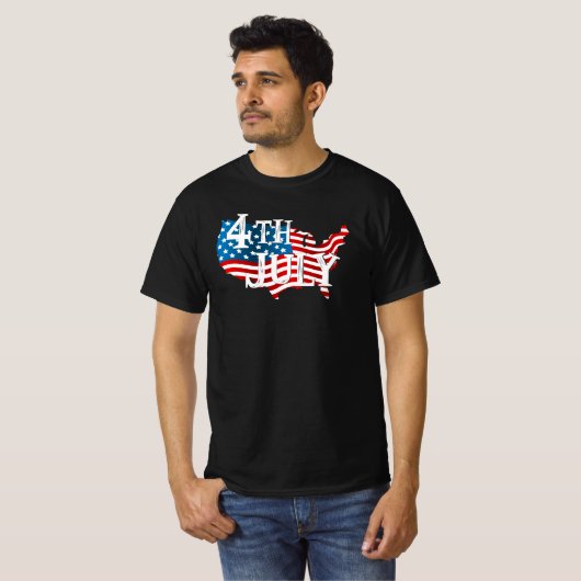 4 juli Onafhankelijkheidsdag Uncle Sam Pet America T-shirt (Voorkant volledig)