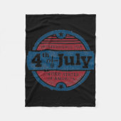 4 juli Onafhankelijkheidsdag Verenigde Staten van  Fleece Deken (Voorkant)