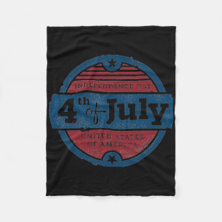 4 juli Onafhankelijkheidsdag Verenigde Staten van  Fleece Deken