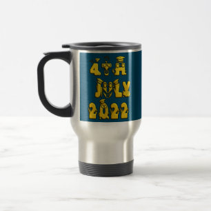 4 juli Onafhankelijkheidsdag Verklaring 1776 Reisbeker