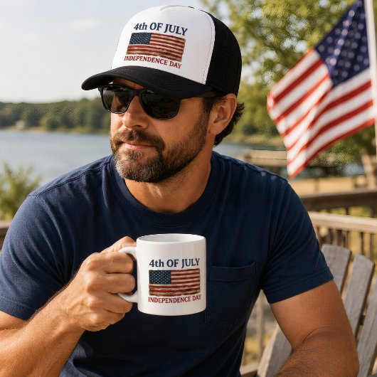 4 juli Onafhankelijkheidsdag Vintage Amerikaans Trucker Pet