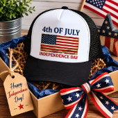 4 juli Onafhankelijkheidsdag Vintage Amerikaans Trucker Pet