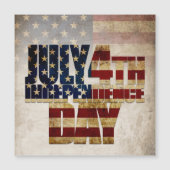 4 juli Onafhankelijkheidsdag  vlag ontwerp (Voorkant)