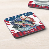 4 juli Onafhankelijkheidsdag voor de liefhebbers v Bier Onderzetter (Linkerzijde)