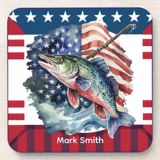 4 juli Onafhankelijkheidsdag voor de liefhebbers v Bier Onderzetter (Voorkant)