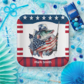 4 juli Onafhankelijkheidsdag voor de liefhebbers v Papieren Bordje (Feest)